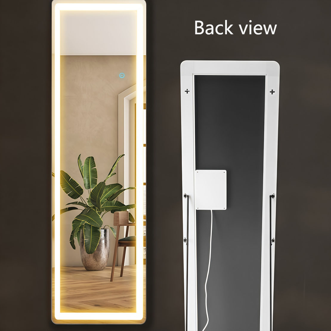 Full Length Dressing Mirror with LED Lights